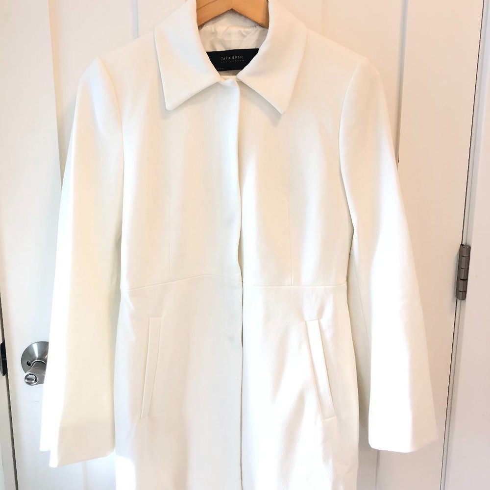 White Flare Sleeve Jacket
